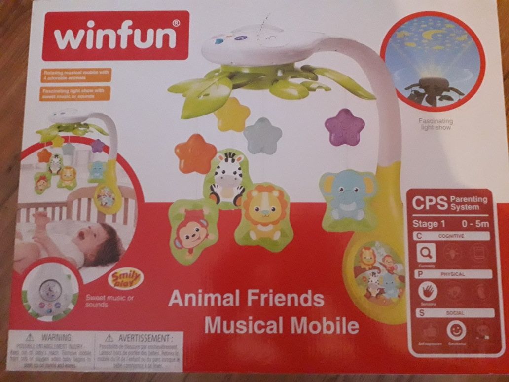 Muzyczna Karuzela z projektorem Smily Play WinFun