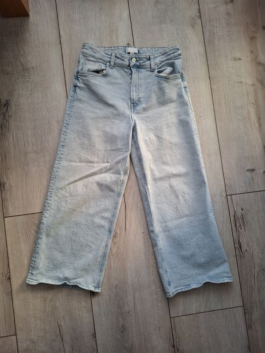 Spodnie hm wide leg petite r. 40
