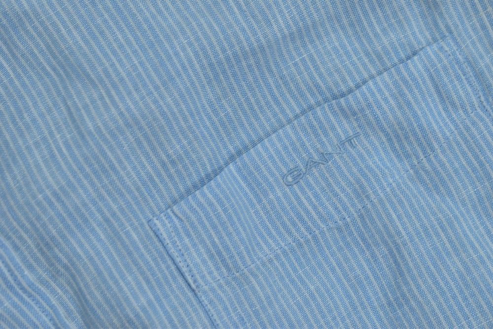 Gant Lniana Koszula Męska W Paski 3Xl