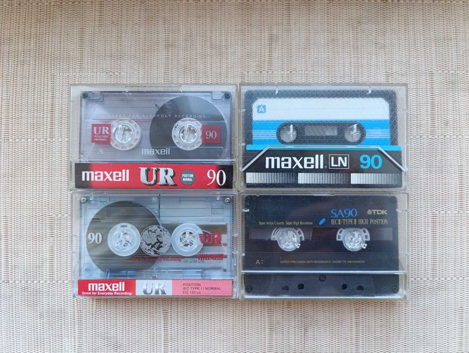 Аудиокассеты Basf, SNC, TDK, SKC, Maxell,Sony,Toshiba, Hitachi, Denon.