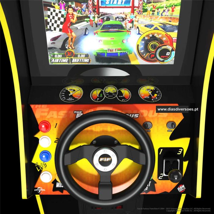 "The Fast & Furious" - Máquina de Jogos (Arcade) - Novas