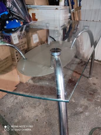 Stół szklany 115 na 75 cm