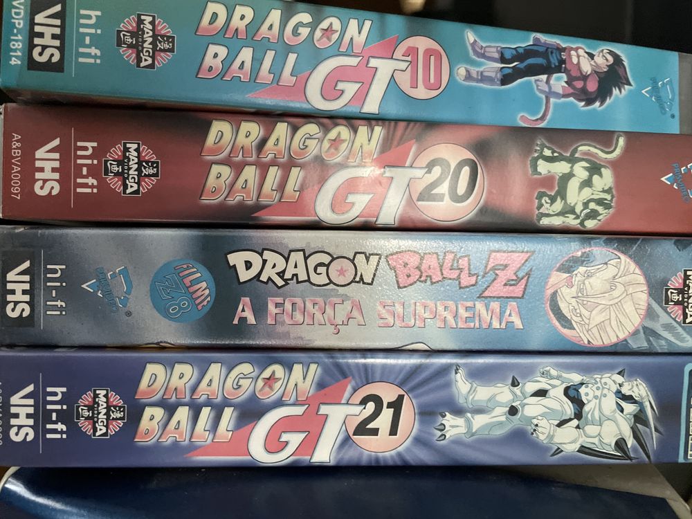 Cassetes Deagon Ball GT - Coleção completa VHS