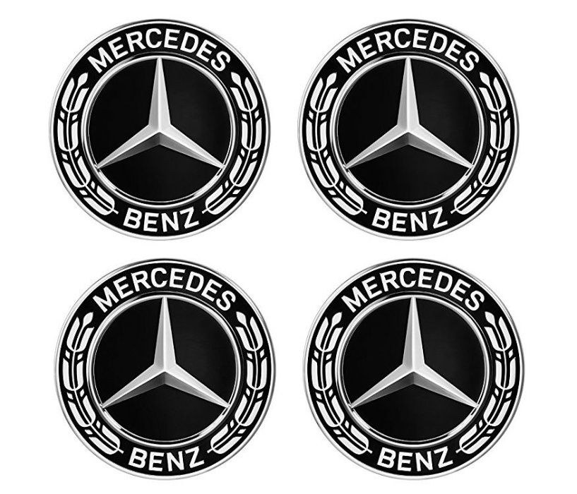 4 Centros de jantes Mercedes AMG