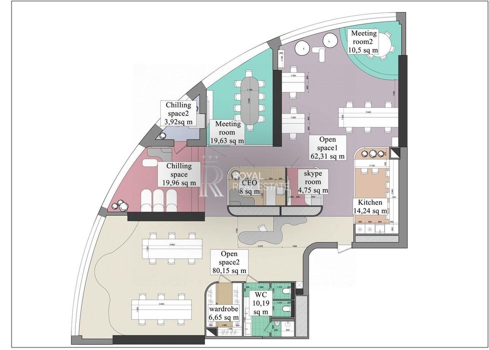 Оренда офісу Київ 5к 250м2 Carnegie Tower Печерськ вул Кловський узвіз