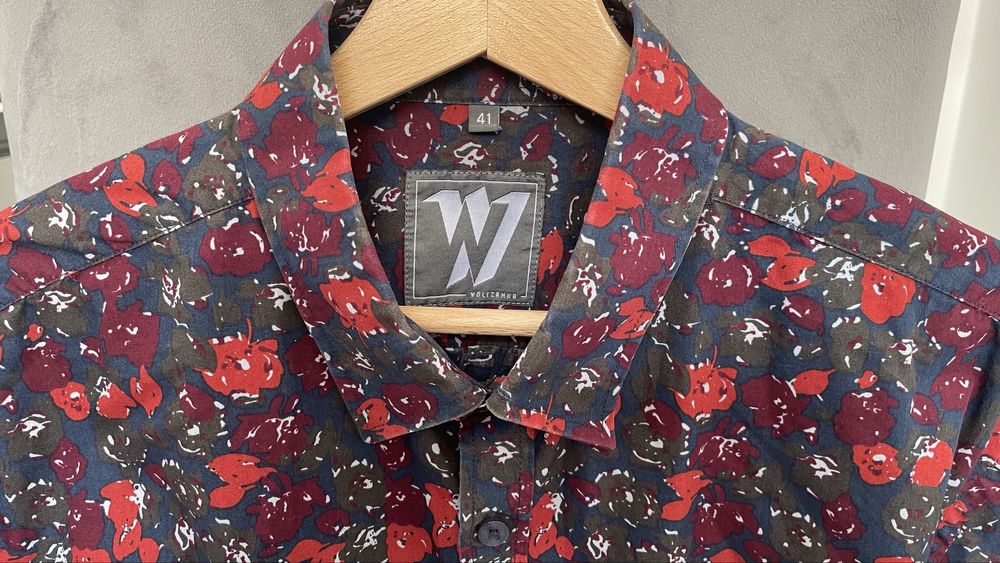 Koszula męska Wólczanka, slim fit, rozmiar 41