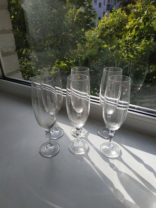 Фужеры 6 шт.,стекло