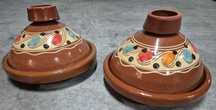 2 Tagines tradicionais marroquinas com 26 cm diâmetro