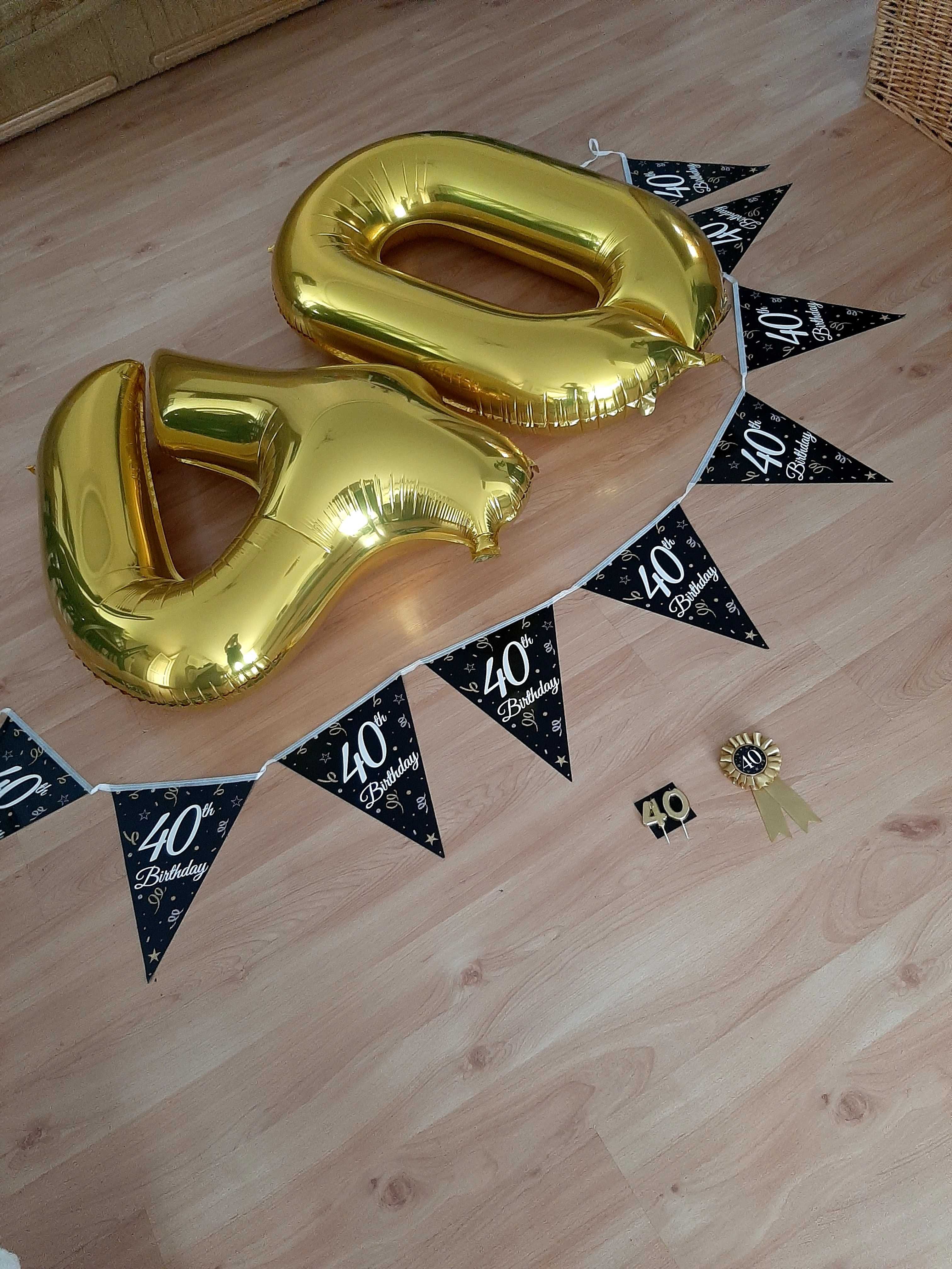 balony na urodziny cyfry 1, 2,4,0,girlanda/świeczka/kotylion/przypinka