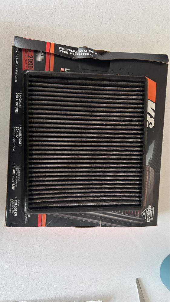 Filtro K&N BMW 116d b37 1.5D f20 f21