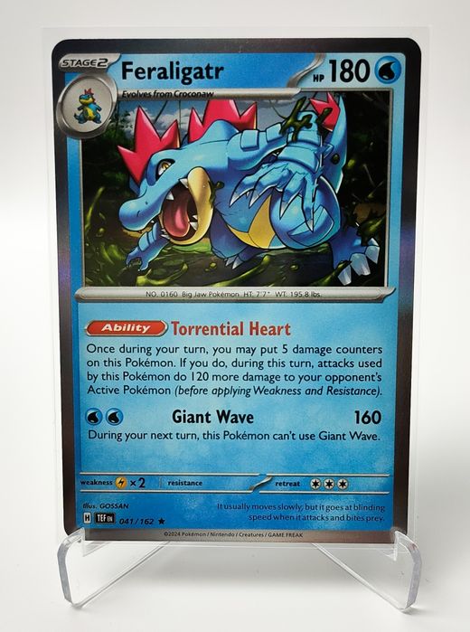 Feraligatr 041/162 holo karta pokemon Temporal Forces