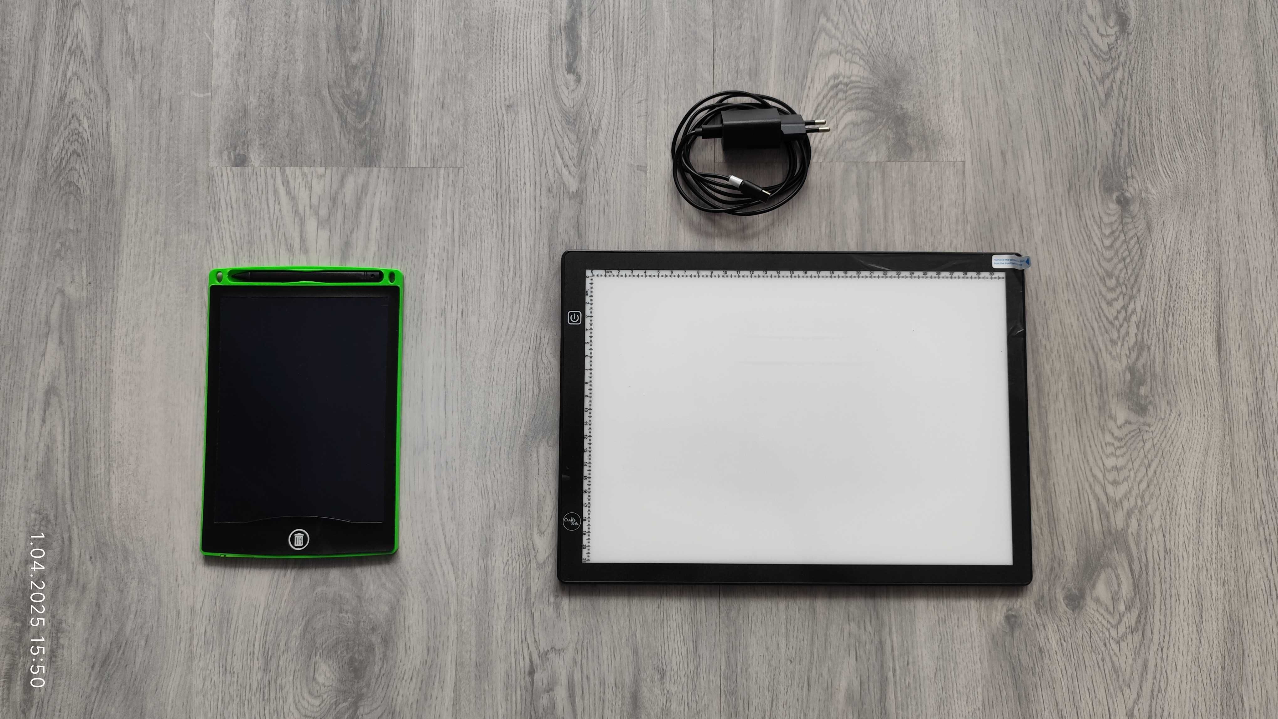 Tablet LCD 8,5 cala + Tablica LED do rysowania PODŚWIETLANA