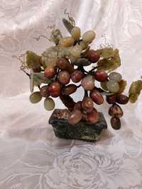 Drzewko Winogrona z jadeitu