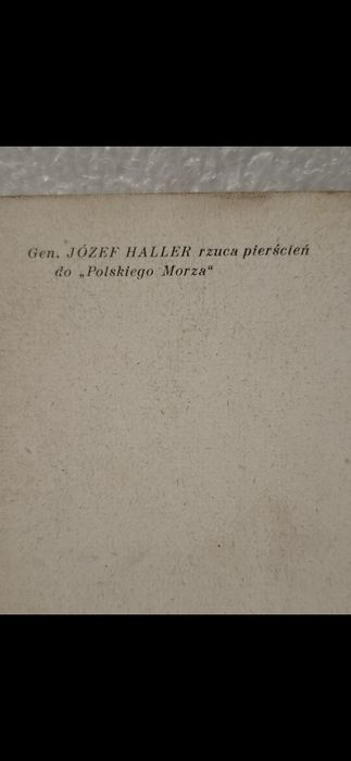 Zaślubiny z morzem Haller,pocztówka llRp W.Kossak