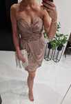 Sukienka H&M 38 M 36 wesele gorsetowa mini