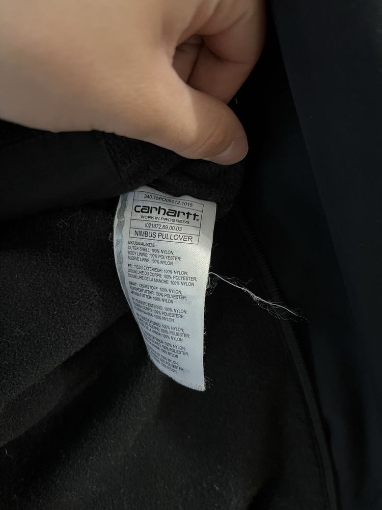 carhartt anorak nimbus pullover fleece анорак кархарт куртка флісова