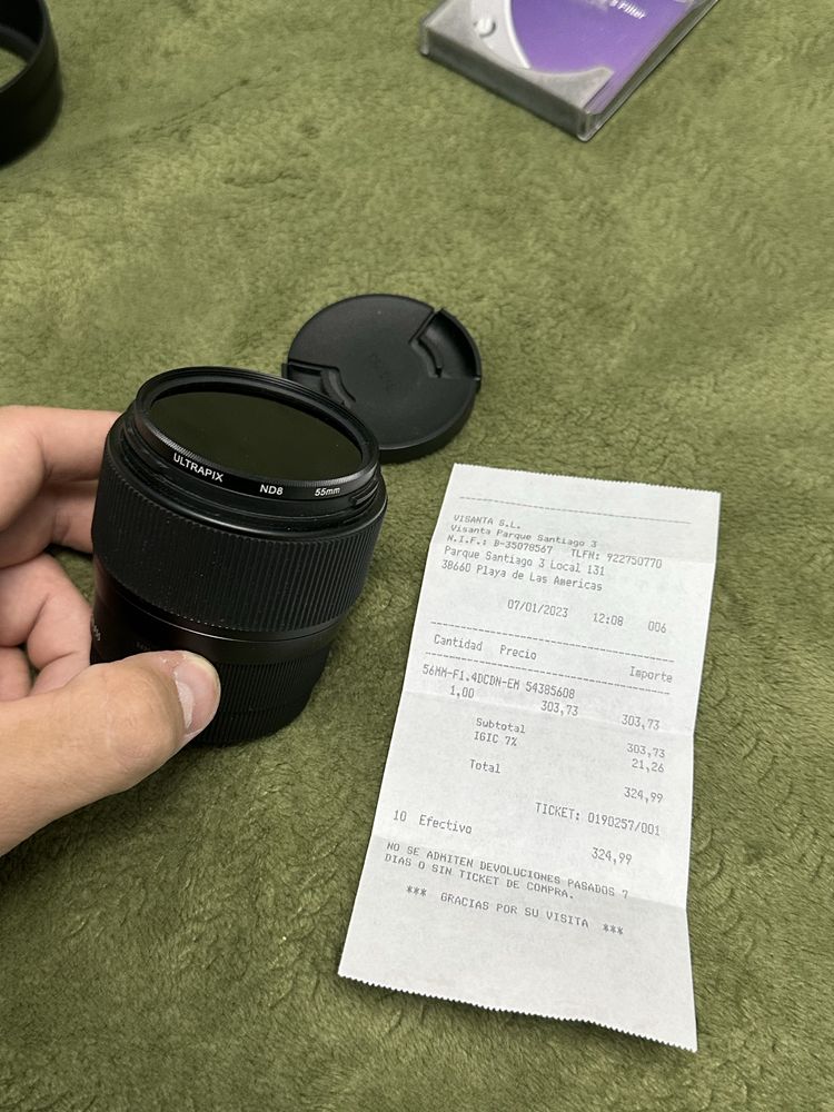 Обектив Sigma 56mm f/1.4 DC DN для Canon EOS-M