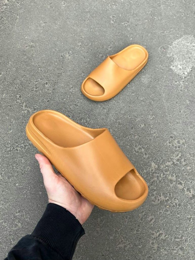 Мужские Шлепки Adidas Yeezy Slide, yezzy slide, изи слайд, шльопанці