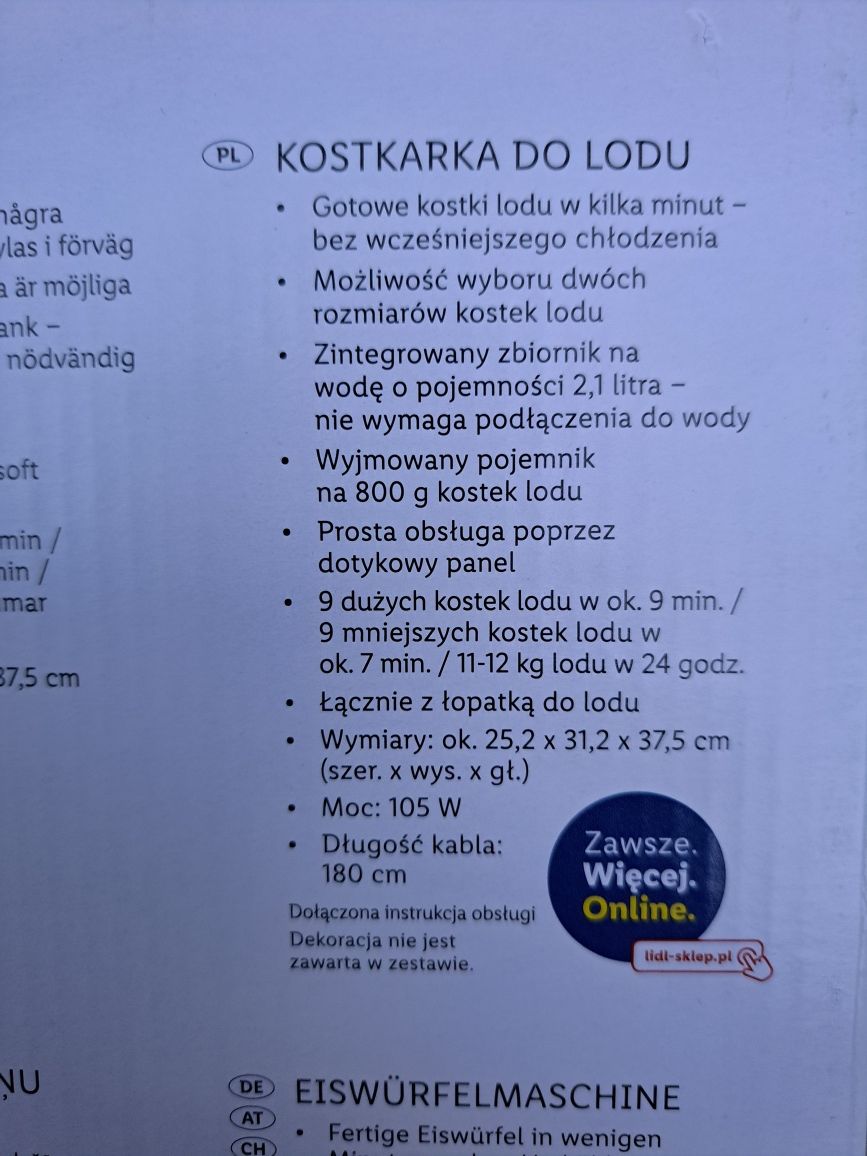 Kostkarka do lodu