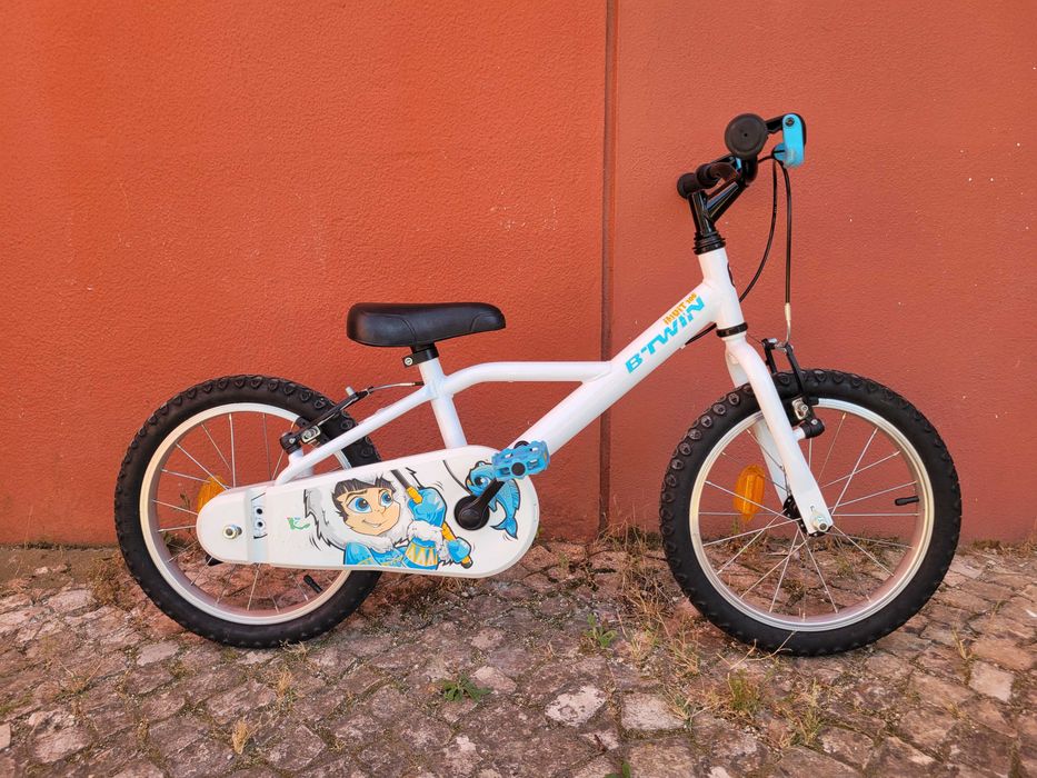 bicicleta de criança Decathlon Btwin Inuit 100, roda 16"