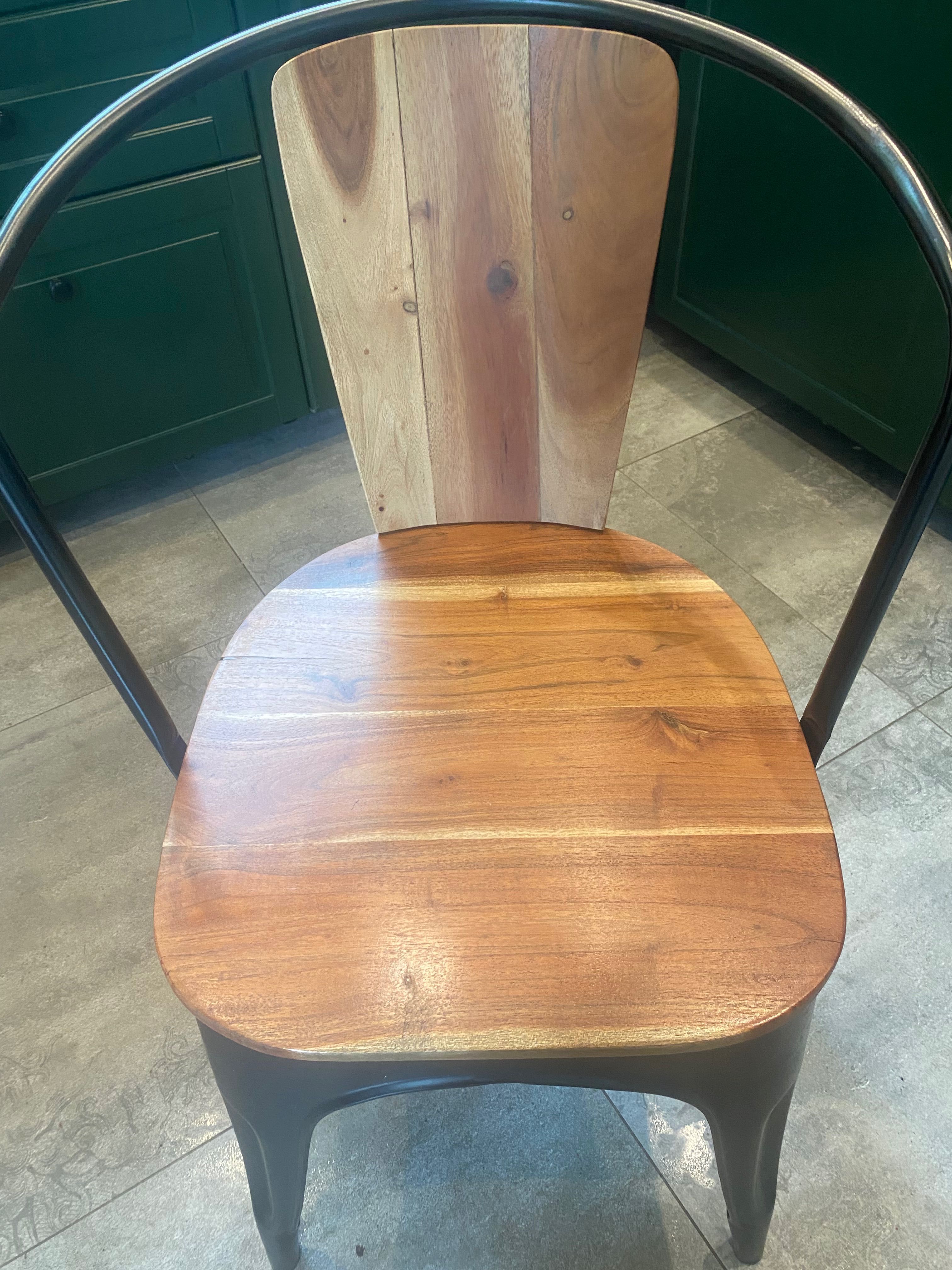 Krzesła do jadalni - lite drewno akacjowe, cena za sztukę