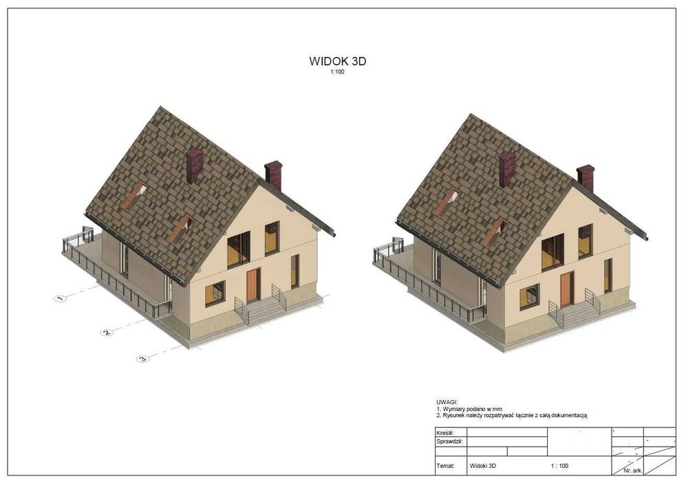 AutoCad | Revit | Projekty Inżynierskie | Budownictwo | Projekt studia