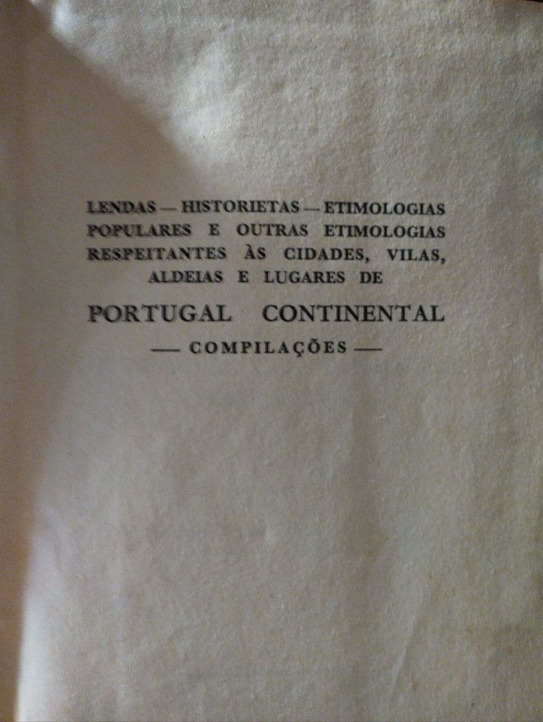 Livro Lendas historietas etimologías...Alexandre de Carvalho Costa