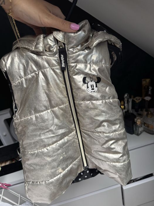 Złota kamizelka myszka minnie h&m 98