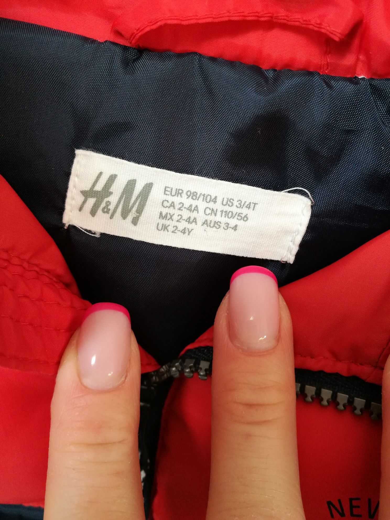 Świetny bezrękawnik kamizelka H&M rozmiar 98/104