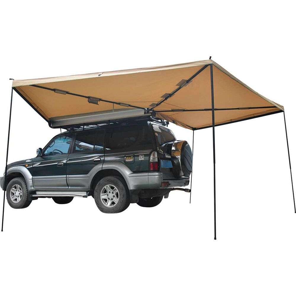 Tenda de tejadilho e toldo lateral para Jipe
