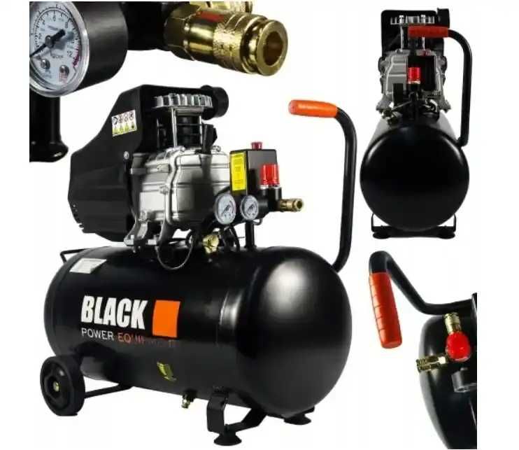 Компресор повітряний BLACK 50л 2.8кВт 8атм 250л/хв компрессор Польша