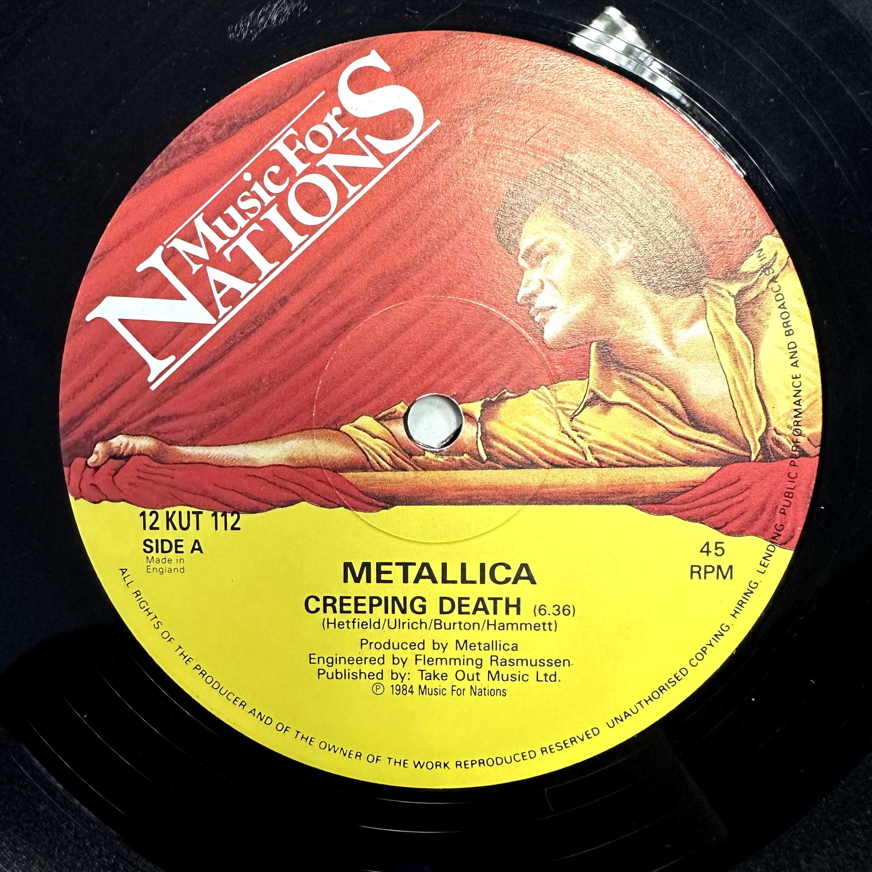 Metallica - Creeping Death (Vinyl, 1984, UK)
