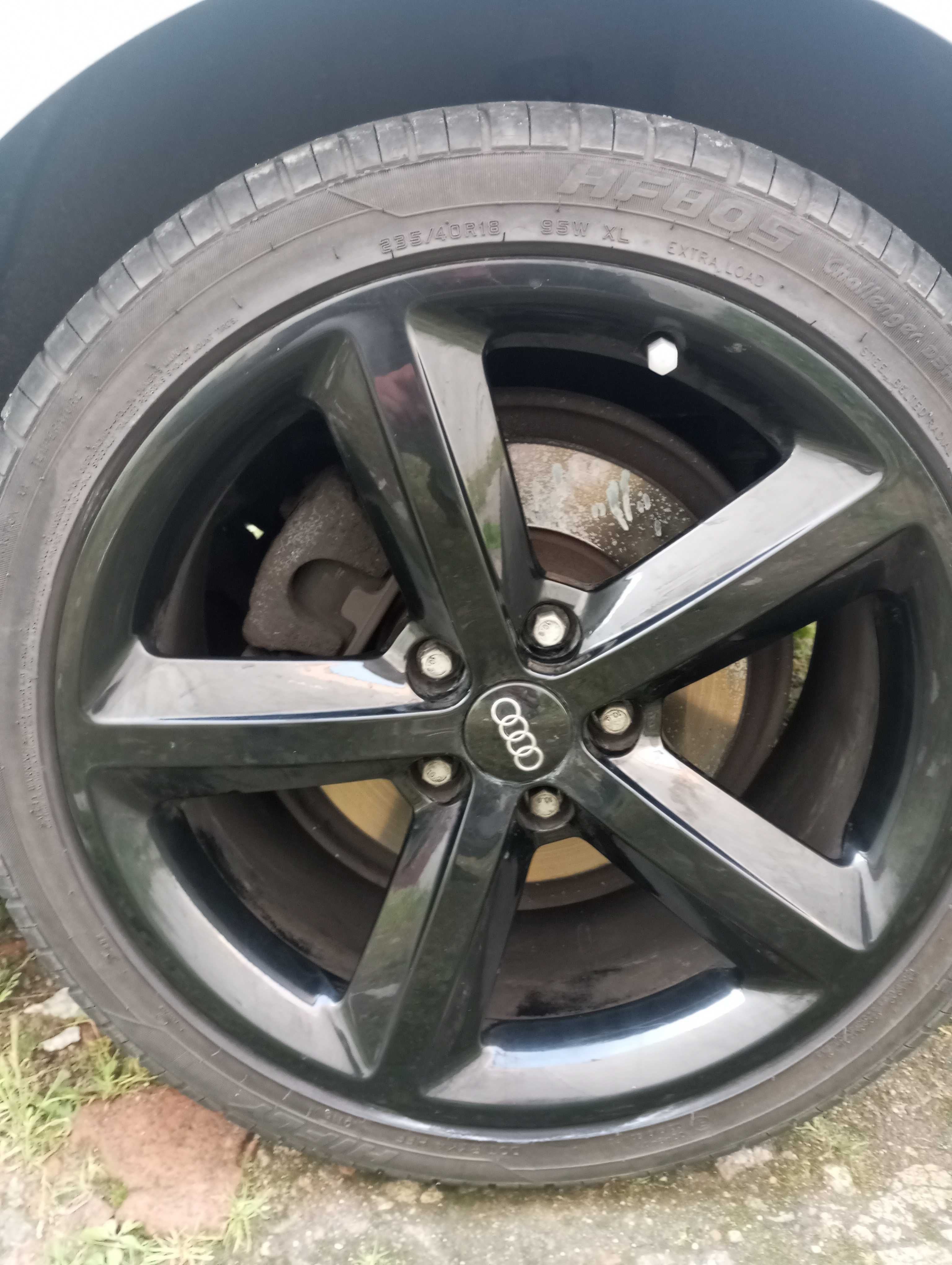 Koła 18 do audi felgi czarny połysk stan bdb