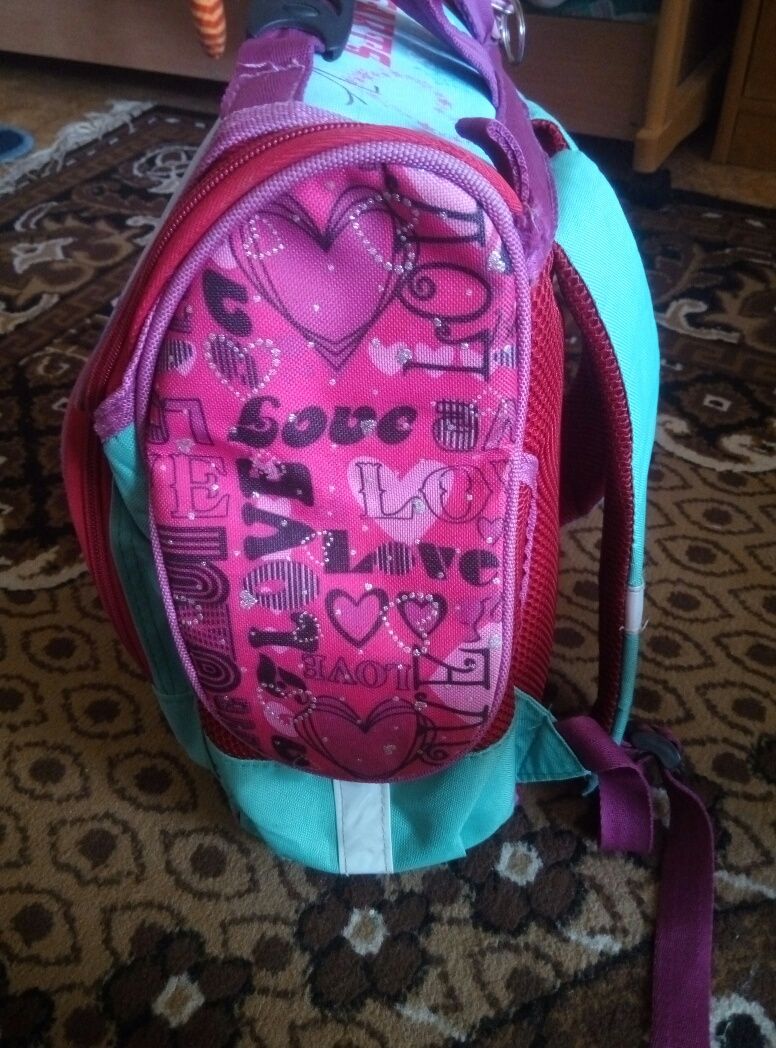 Школьный ортопедический рюкзак, портфель для девочки 1-4 класс