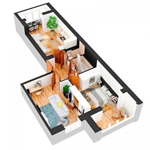 2-кімнатна квартира в ЖК “Міленіум Стейт”, Буча- Сетифакат ТАК