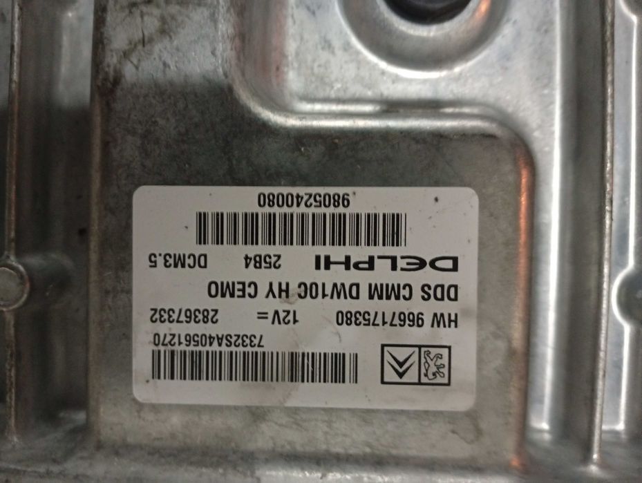 centralina motor peugeot 508 2.0 hdi - citroen ds5