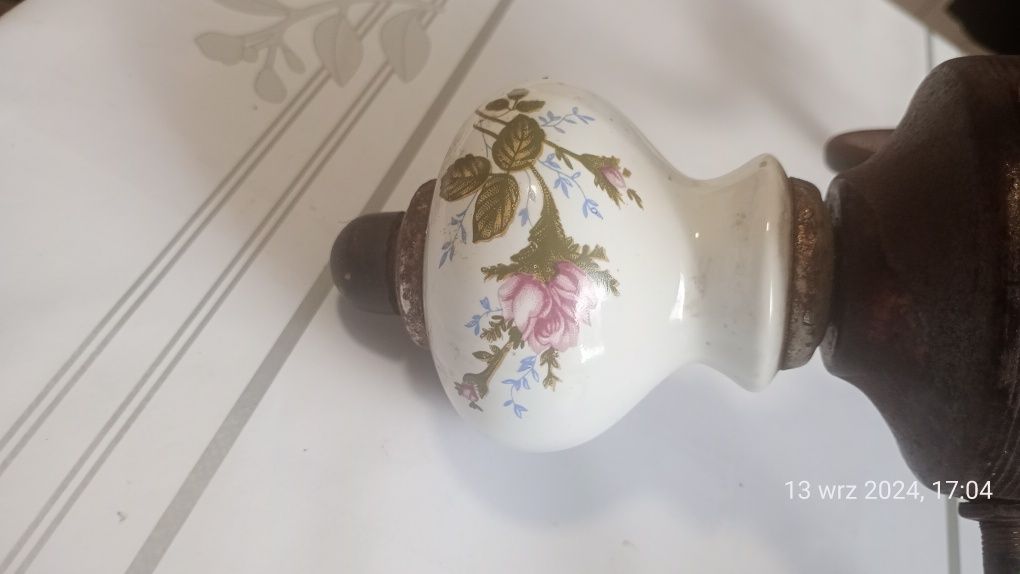 Żyrandol ceramiczny Vintage do Renowacji