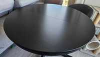 INGATORP Stół rozkładany IKEA, czarny, 110/155 cm