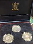 Estojo Proof Prata 3x 5 Pounds - Royal Mint