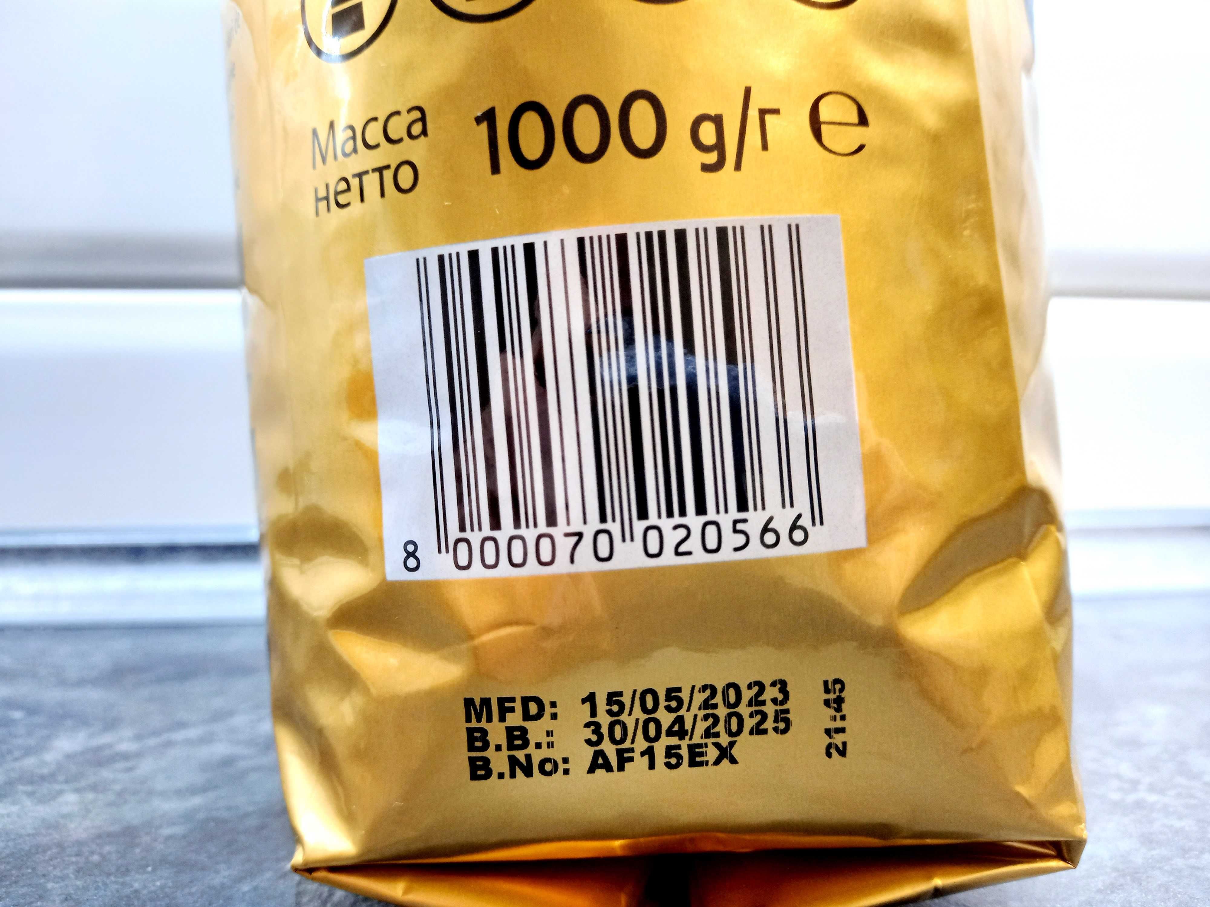 LavAzza, Qualita Oro (1 кг), кофе зерновой 100% арабика