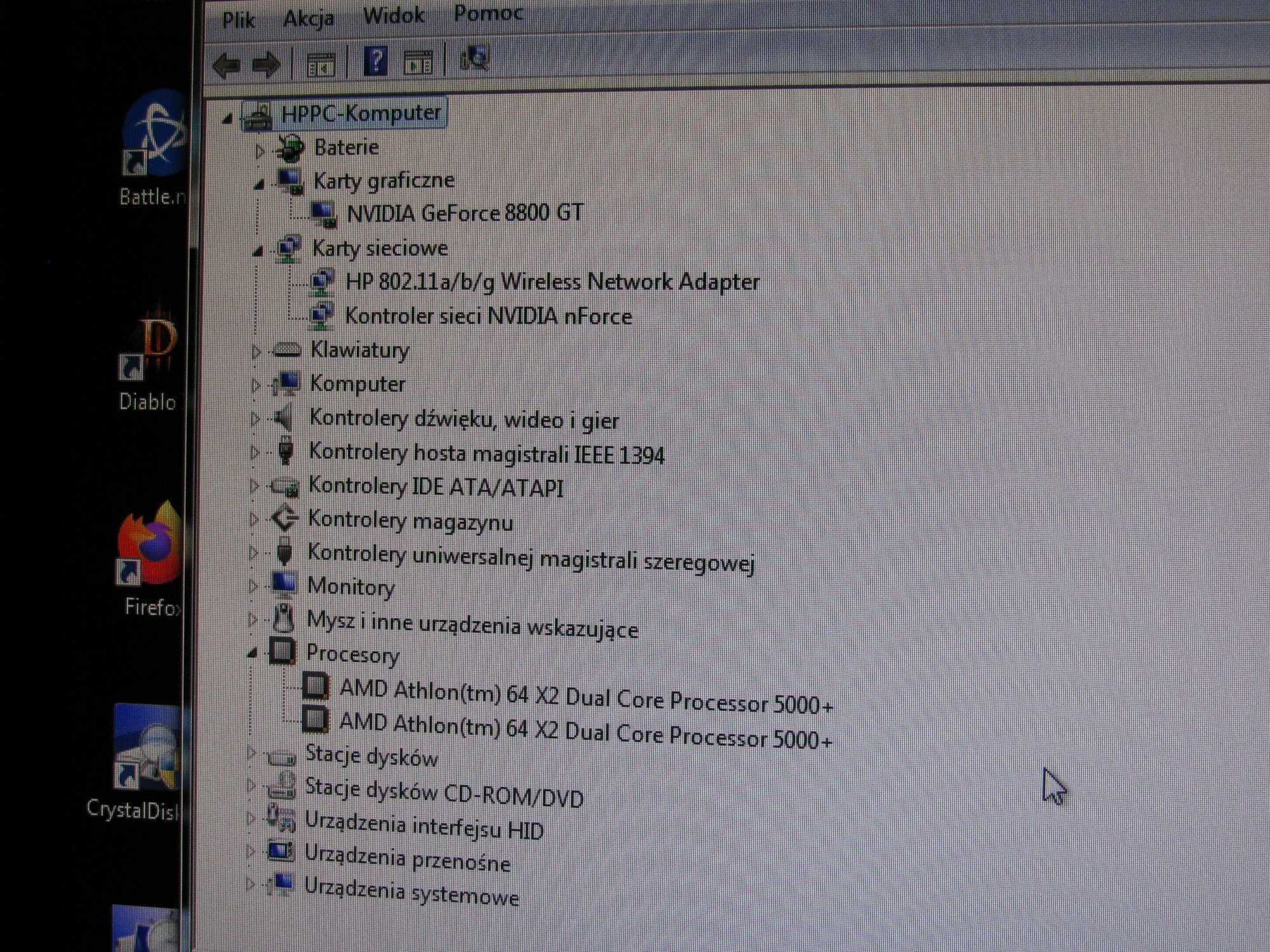 Komputer Retro HP A6000 GeForce 8800GT
