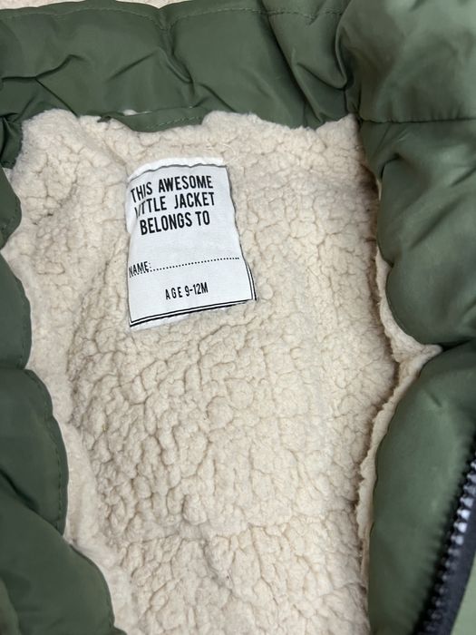 Курточка зимова, парка на овчині, зима. На хлопчика 9-18 м