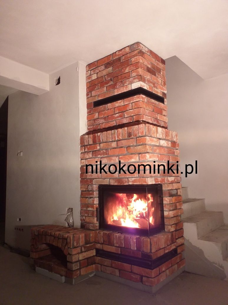 Kominki Kominek Eko z szybą boczną