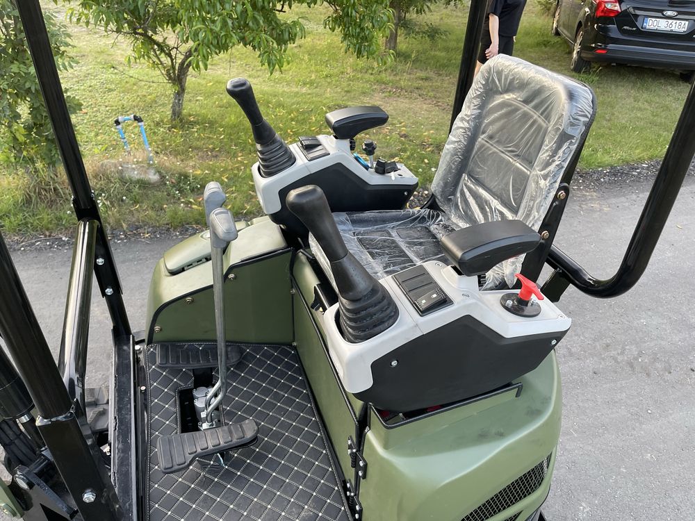 Nowa Minikoparka ROZSUWANE GĄSIENICE BRUTTO FV23% Cartiwell CW-16 PRO