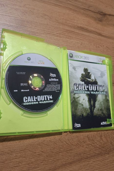 gra XBOX 360 Call of Duty 4, konsola, gaming