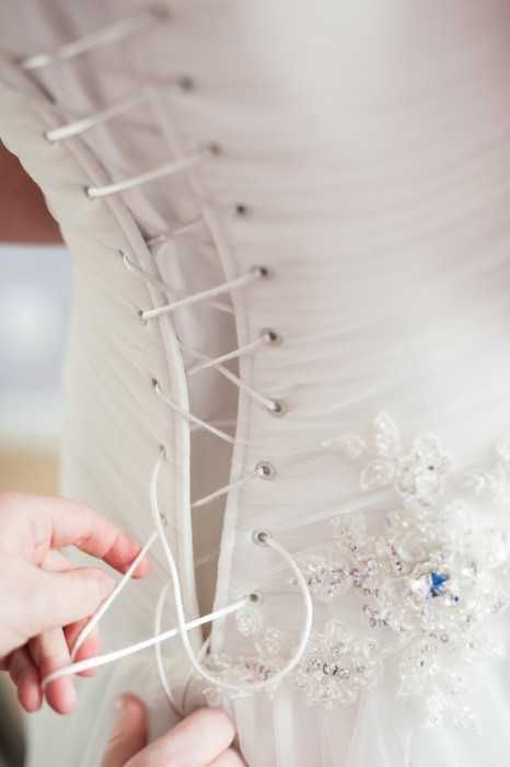 Suknia ślubna ecru 36/38