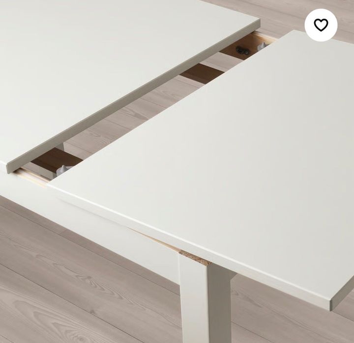 Mesa extensível IKEA + 4 cadeiras