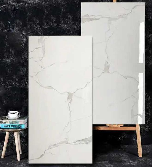 GRES POLEROWANY 120x60 BIAŁY MARMUR połysk - gatunek 1 - PROMOCJA!!!