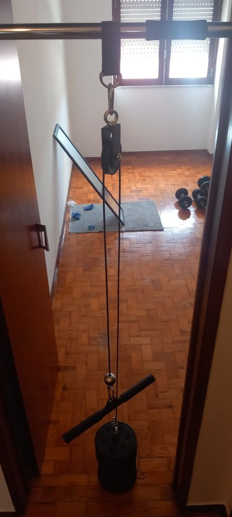 Halteres+Barra+Conjunto de Corda