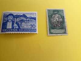 Znaczki pocztowe Liechtenstein